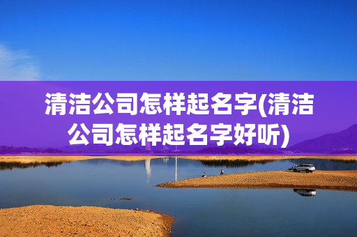 清洁公司怎样起名字(清洁公司怎样起名字好听)