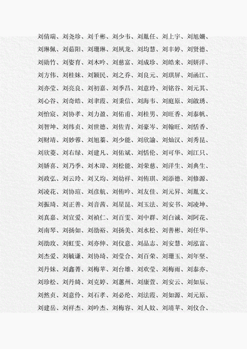 刘起名字大全女孩优雅(刘起名字大全女孩优雅两个字)