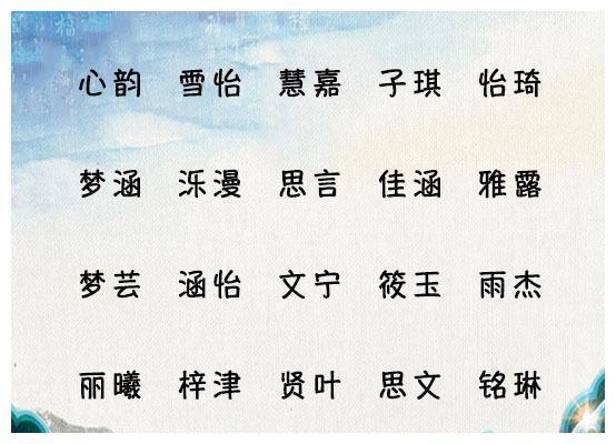 牛年姓马女宝宝起名字大全(牛年姓马女宝宝起名字大全四个字)