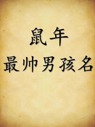 鼠年男宝宝起名字两字好吗(鼠年男宝宝起名字两字好吗)