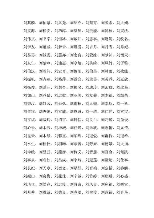 狗宝宝起名字姓刘怎么取()