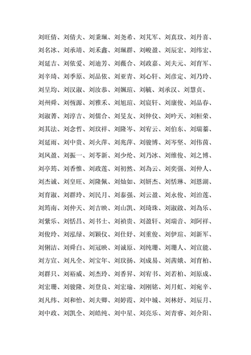 狗宝宝起名字姓刘怎么取()