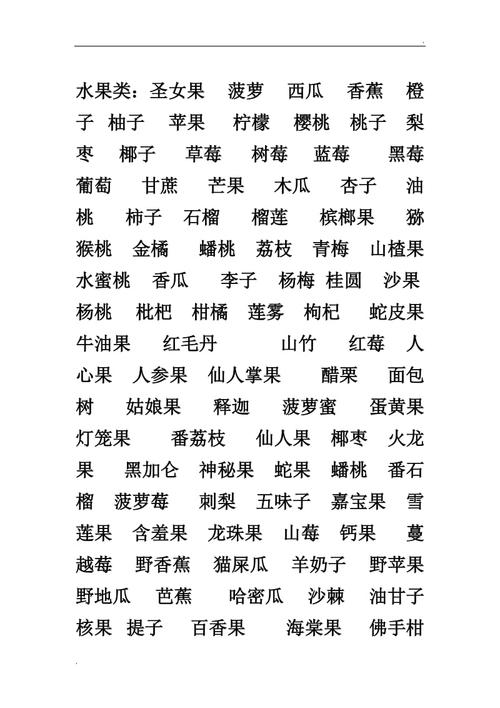 水果给孩子起名字大全(水果给孩子起名字大全女孩)