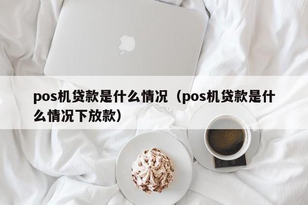 pos机贷款是什么情况（pos机贷款是什么情况下放款）