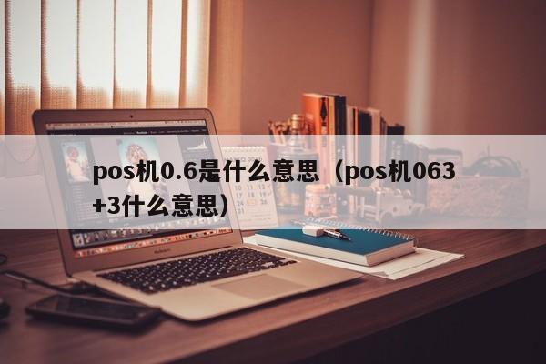 pos机0.6是什么意思（pos机063+3什么意思）